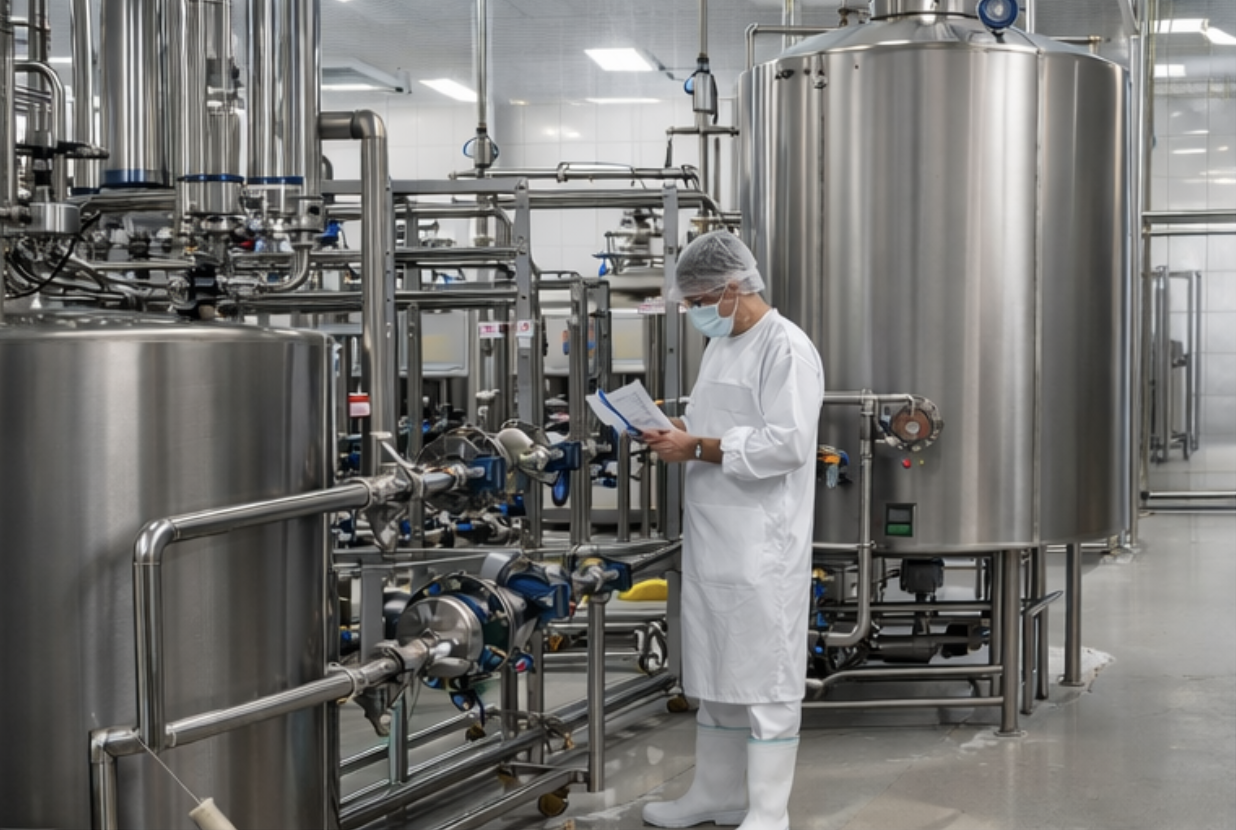Equipamentos industriais de pasteurização